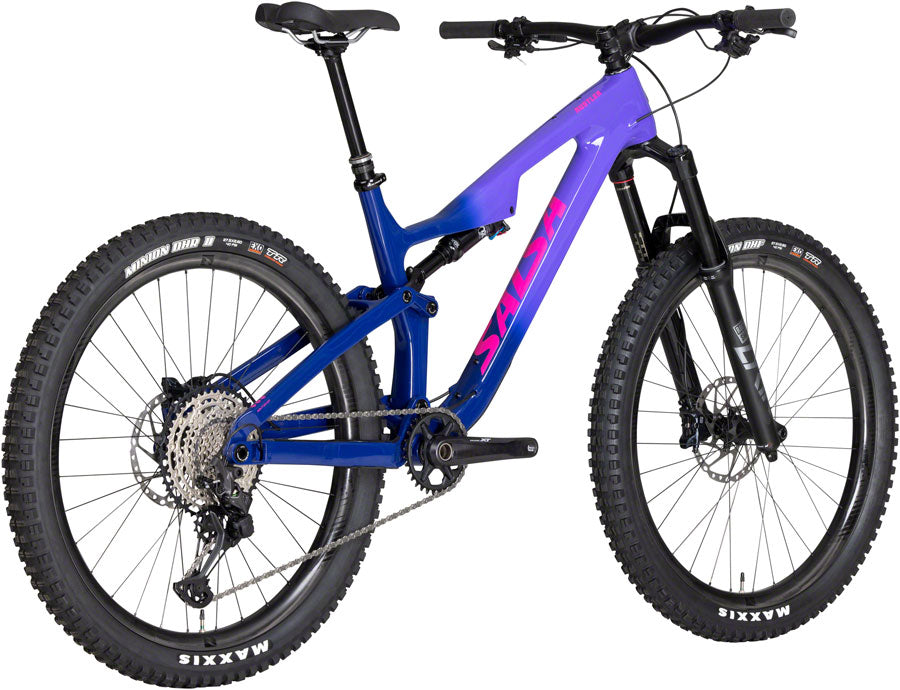 Salsa Rustler Carbon XT Bike - 27.5", Carbon, Purple Fade, X-Large MPN: 06-003126 UPC: 657993313923 Mountain Bike Rustler C XT Bike - Purple Fade