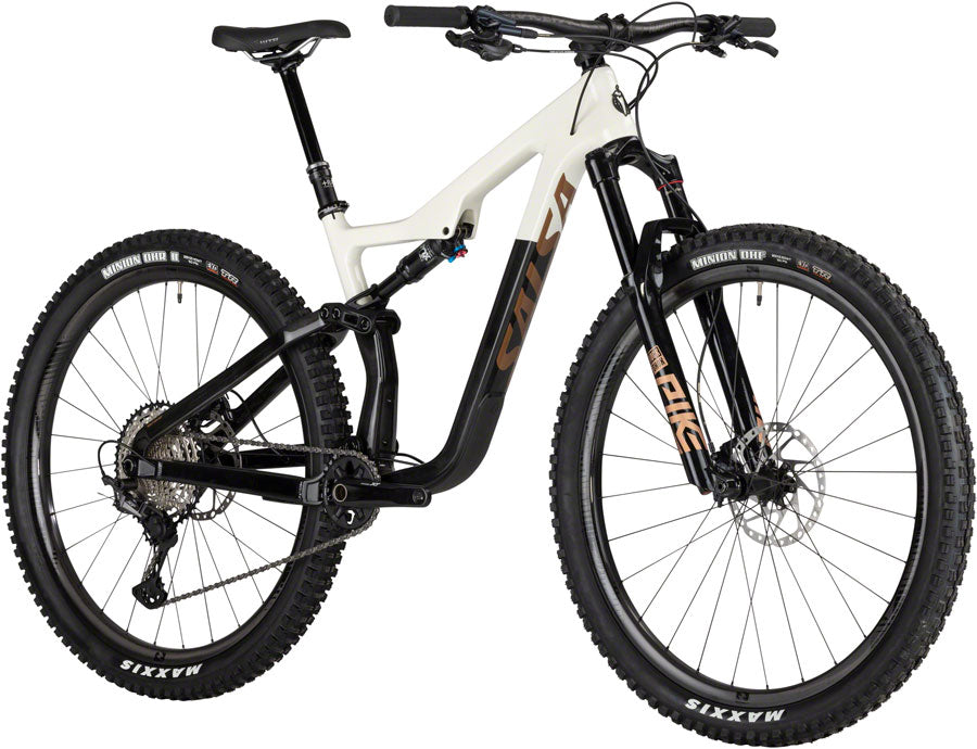 Salsa Horsethief C XT Bike - 29", Carbon, White, Large - Mountain Bike - Horsethief C XT Bike - White/Black