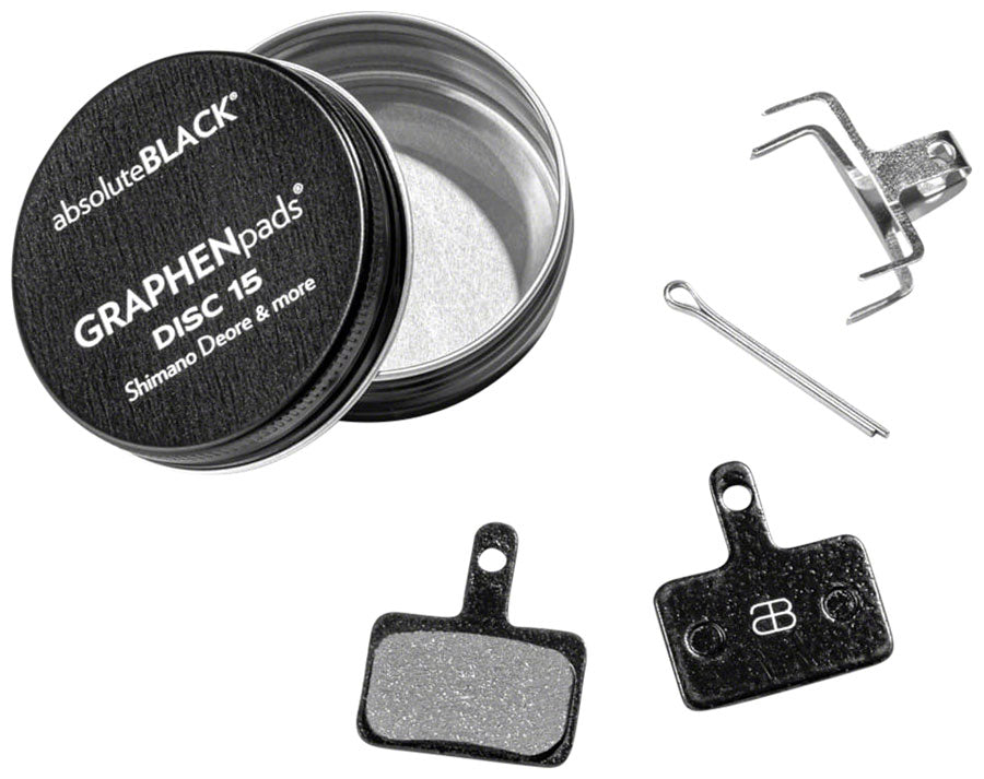absoluteBLACK GRAPHENpads Disc Brake Pads - Shimano Deore, 15 MPN: DISCPAD15 Disc Brake Pad GRAPHENpads Disc Brake Pads