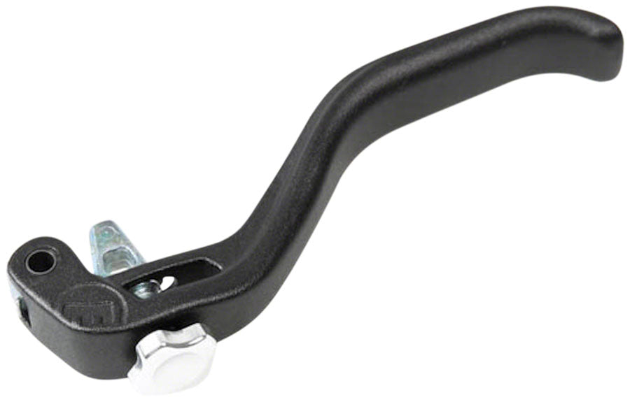 Magura 2-Finger Aluminum Lever Blade with Reach Adjust - For MT6/MT7/MT8/MT TRAIL SL, from 2015+, Black/Chrome