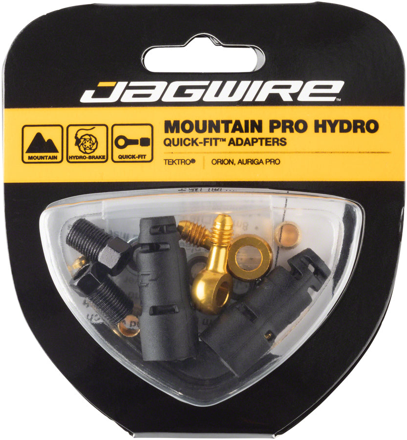 Jagwire Pro Disc Brake Hydraulic Hose Quick-Fit Adaptor for Tektro Orion, Auriga Pro, Gemini SL MPN: HFA802 Disc Brake Hose Kit Tektro Quick-Fit Adapters