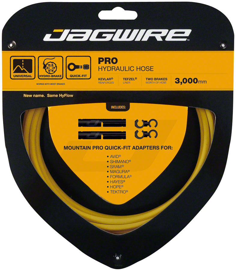 Jagwire Pro Hydraulic Disc Brake Hose Kit 3000mm, Yellow MPN: HBK414 Disc Brake Hose Kit Pro Hydraulic Hose