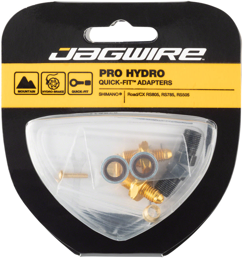 Jagwire Pro Disc Brake Hydraulic Hose Quick-Fit Adaptor for Shimano Road/CX MPN: HFA311 Disc Brake Hose Kit Shimano Pro Quick-Fit Adaptors