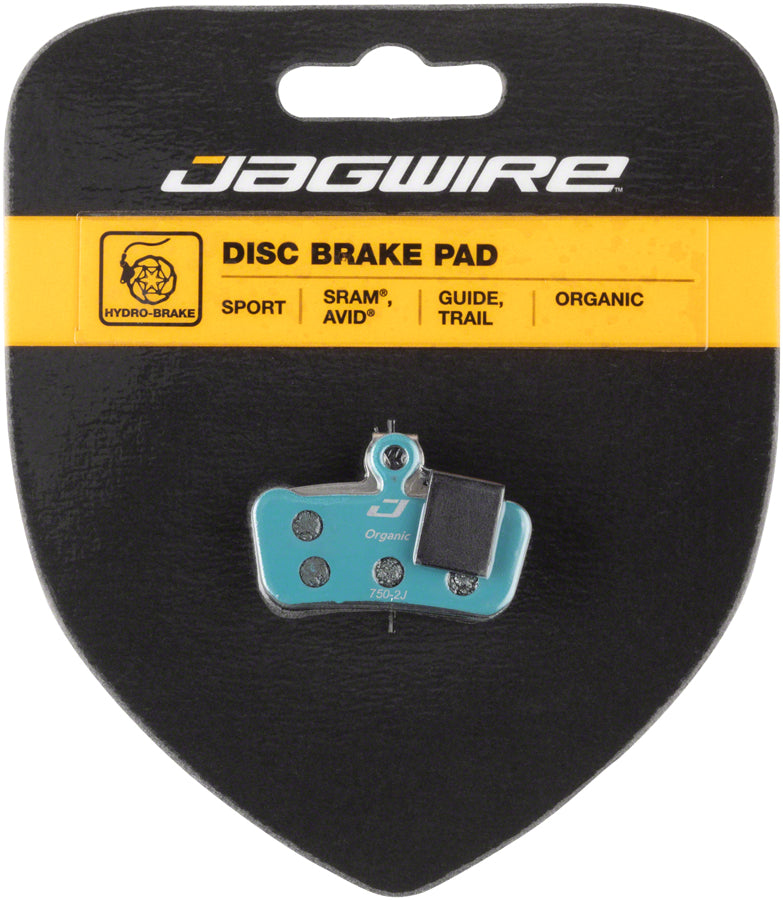 Jagwire Sport Organic Disc Brake Pads for SRAM Guide RSC, RS, R, Avid Trail MPN: DCA798 Disc Brake Pad SRAM/Avid Compatible Disc Brake Pads