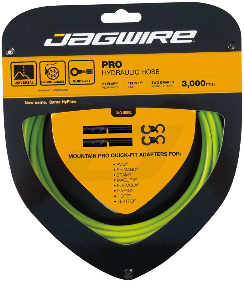 Jagwire Mountain Pro Disc Brake Hydraulic Hose 3000mm, Organic Green