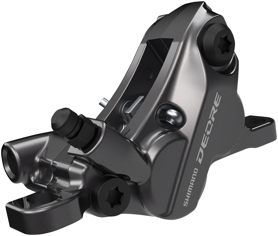 Shimano Deore BR-M6120 Disc Brake Caliper - Front or Rear, Hydraulic, Resin Pads, Gray