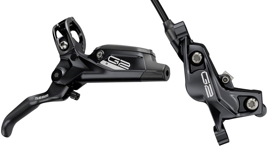 SRAM G2 R Disc Brake and Lever - Rear, Hydraulic, Post Mount, Diffusion Black Anodized, A2 MPN: 00.5018.177.001 UPC: 710845863189 Disc Brake & Lever G2 R Disc Brake