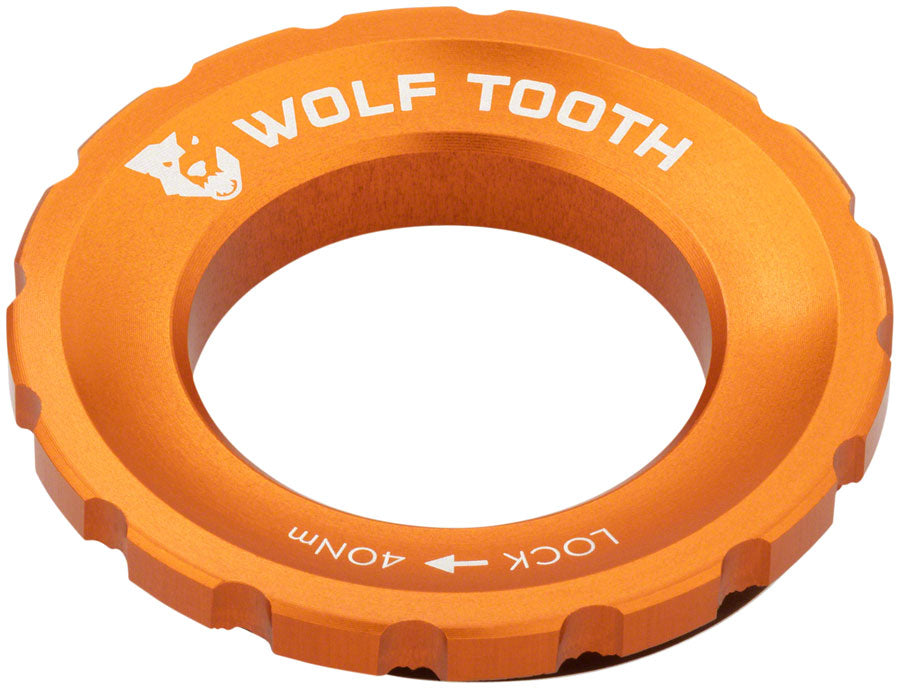 Wolf Tooth CenterLock Rotor Lockring - External Splined, Orange