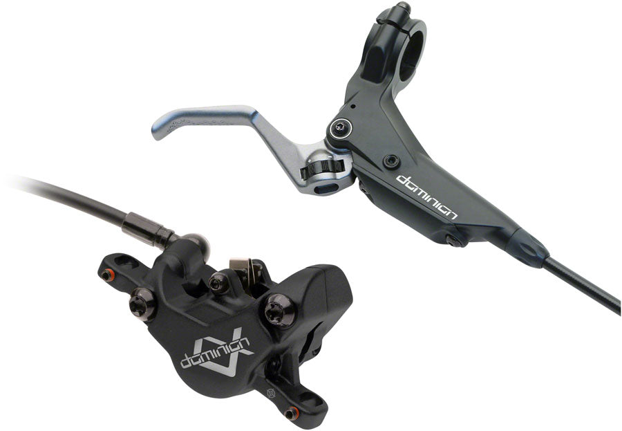 Hayes Dominion A2 Disc Brake and Lever - Front, Hydraulic, Post Mount, Stealth Black/Gray