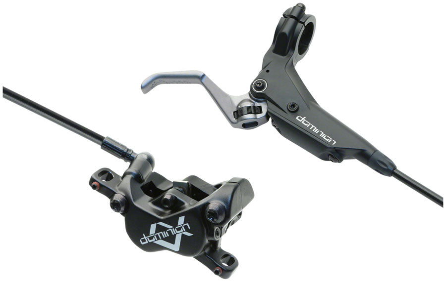 Hayes Dominion A4 SFL Disc Brake and Lever - Rear, Hydraulic, Post Mount, Stealth Black/Gray