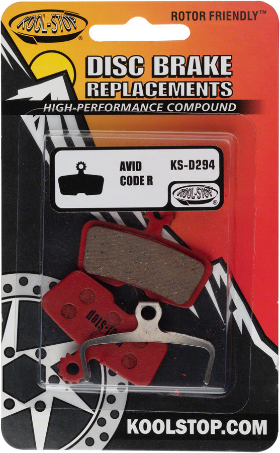 Kool-Stop Avid Code R Disc Brake Pads - Organic, Steel - Disc Brake Pad - Avid/SRAM Compatible Disc Brake Pads