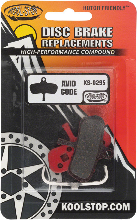 Kool-Stop Avid Code Disc Brake Pads - Organic, Steel - Disc Brake Pad - Avid/SRAM Compatible Disc Brake Pads