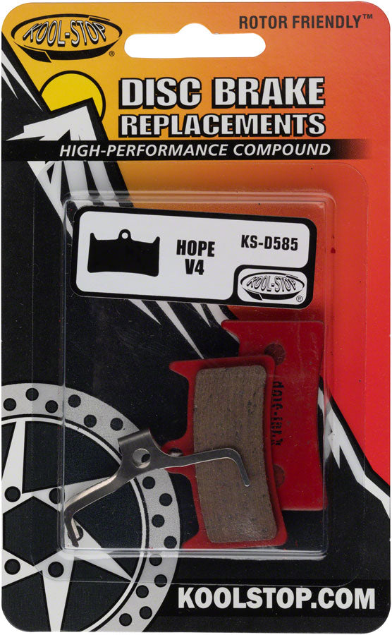 Kool-Stop Hope V4 Disc Brake Pads - Organic, Steel - Disc Brake Pad - Hope Compatible Disc Brake Pads