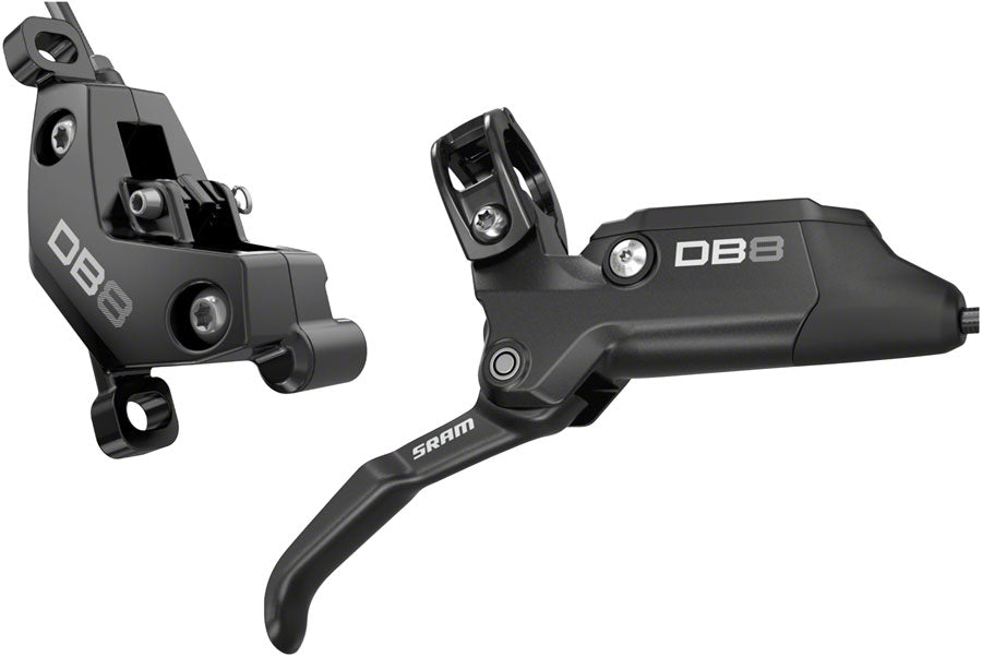 SRAM DB8 Disc Brake and Lever - Rear, Mineral Oil Hydraulic, Post Mount, Diffusion Black, A1