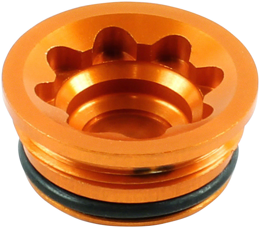 Hope V4 Large Disc Brake Caliper Bore Cap - Orange MPN: HBSP300:C Disc Caliper Part Disc Brake Caliper Bore Caps and Bore Cap O-Rings