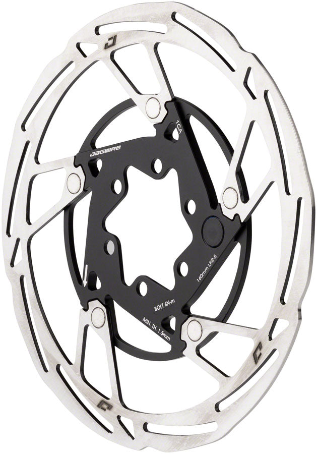 Jagwire Pro LR2-E Ebike Disc Brake Rotor with Magnet - 160mm, 6-Bolt, Silver/Black