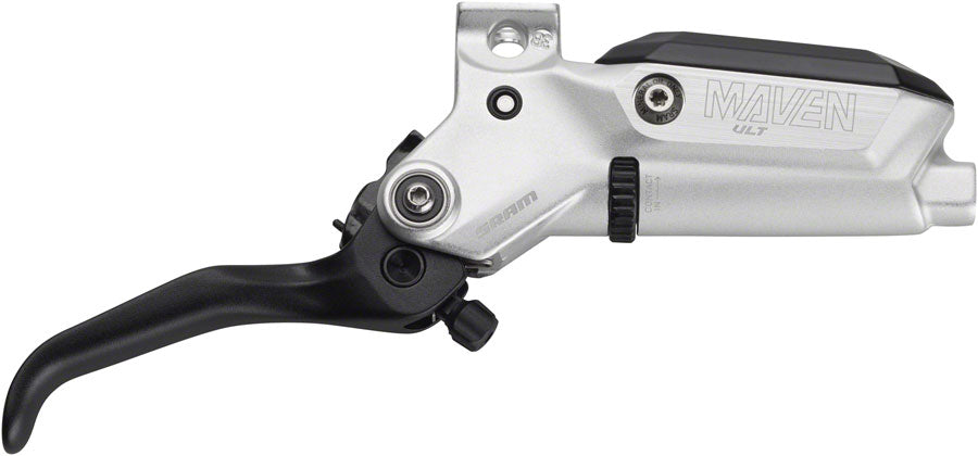 SRAM Maven Ultimate Disc Brake Lever Assembly - Aluminum Lever Blade, Silver/Black, A1 MPN: 11.5018.052.021 UPC: 710845905568 Hydraulic Brake Lever Part Flat Bar Complete Hydraulic Brake Levers