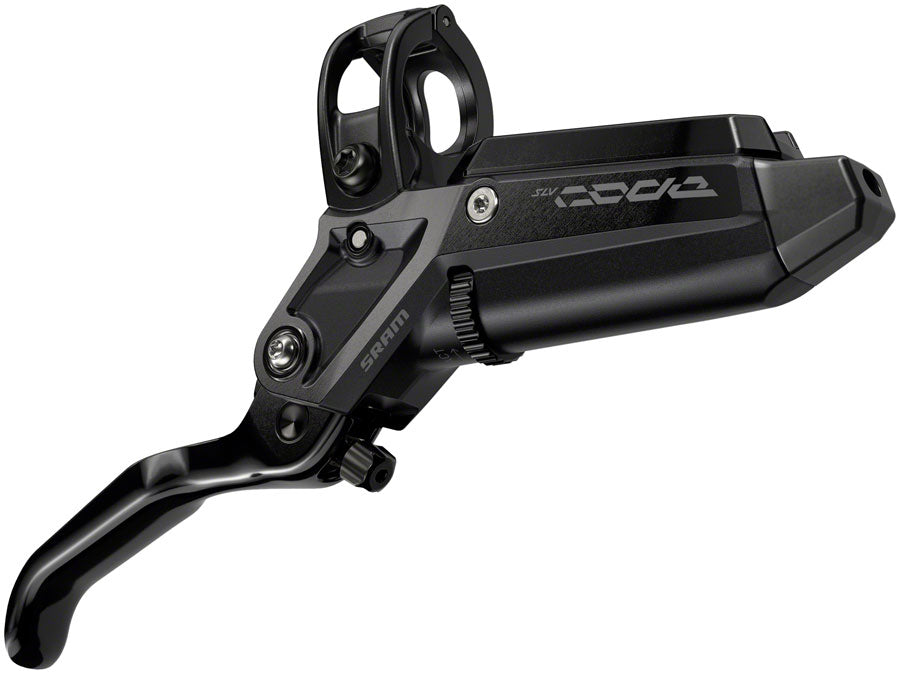 SRAM Code Silver Stealth Disc Brake and Lever - Rear, Post Mount, 4-Piston, Aluminum Lever, SS Hardware, Black, C1 - Disc Brake & Lever - Code Silver Stealth 4-Piston Disc Brake and Lever