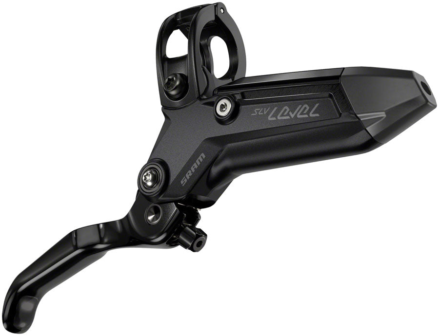 SRAM Level Silver Stealth Disc Brake and Lever - Front, Post Mount, 2-Piston, Aluminum Lever, SS Hardware, Black, C1 - Disc Brake & Lever - Level Silver Stealth 2-Piston Disc Brake and Lever