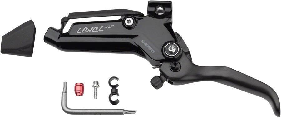 SRAM Level Ultimate Stealth Disc Brake Lever Assembly - Carbon Lever Blade, For 2-Piston Level Ultimate Stealth, Gloss