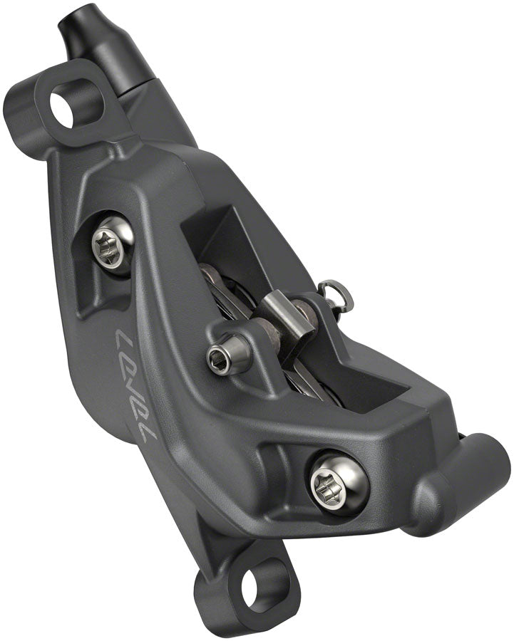 SRAM Level Bronze Stealth Disc Brake and Lever - Front, Post Mount, 4-Piston, Aluminum Lever, SS Hardware, Dark Polar, - Disc Brake & Lever - Level Bronze Stealth 4-Piston Disc Brake and Lever