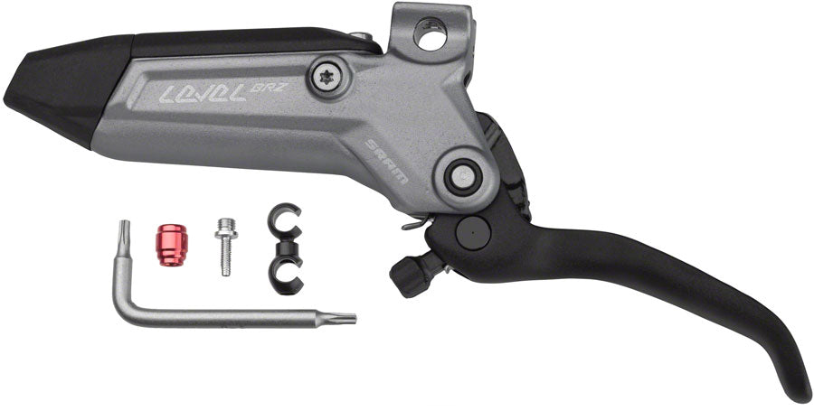 SRAM Level Bronze Stealth Disc Brake Lever Assembly - Aluminum Lever Blade, Dark Polar, C1 MPN: 11.5018.052.019 UPC: 710845891304 Hydraulic Brake Lever Part Flat Bar Complete Hydraulic Brake Levers