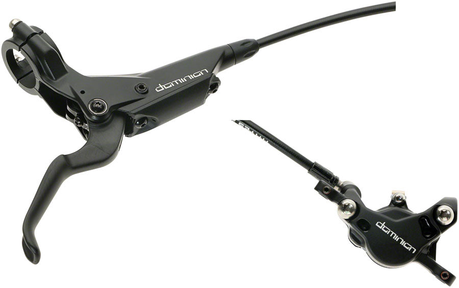 Hayes Dominion T2 Disc Brake and Lever - Front, Hydraulic, Post Mount, Black, Limited Edition