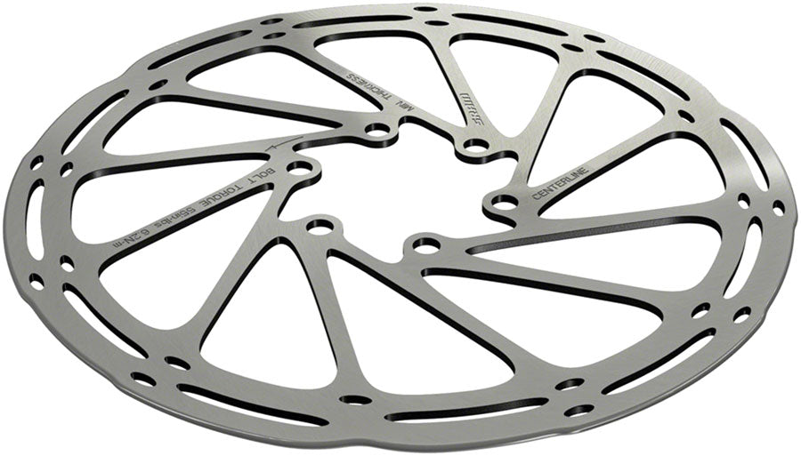 SRAM CenterLine Disc Brake Rotor - 180mm, 6-Bolt, 2.0mm Disc Rotor ...
