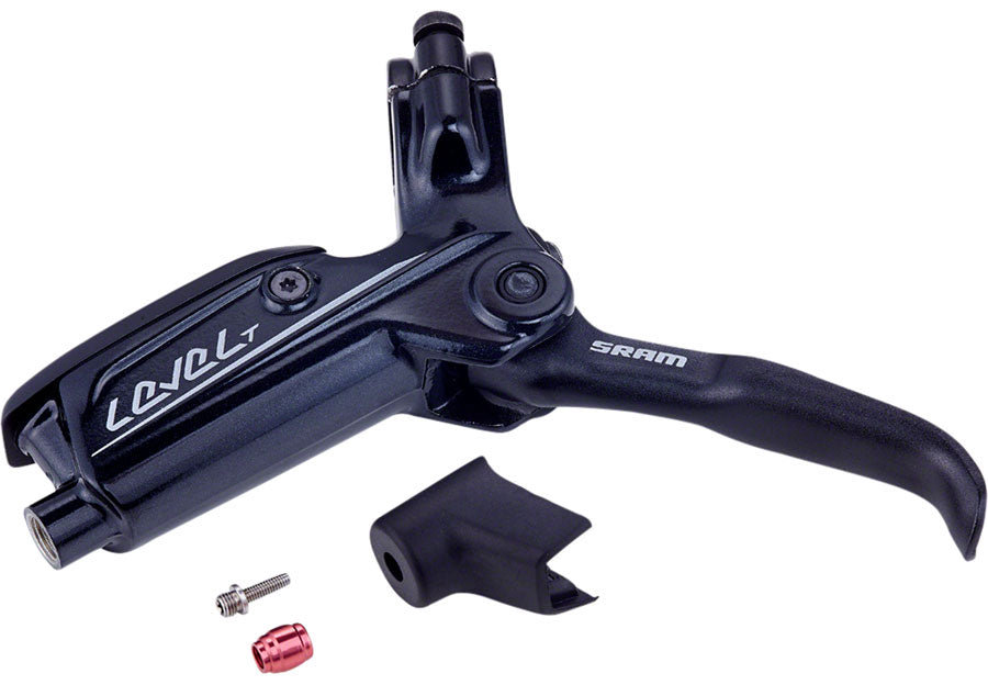 SRAM Level T Replacement Hydraulic Brake Lever Assembly with Barb and Olive(No Hose), Dark Gray MPN: 11.5018.046.009 UPC: 710845809200 Hydraulic Brake Lever Part Flat Bar Complete Hydraulic Brake Levers