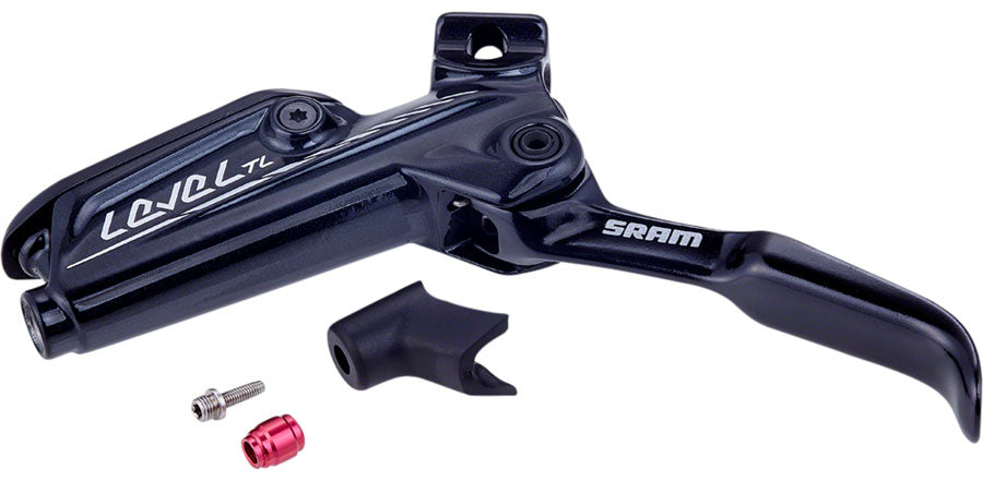 SRAM Level TL Replacement Hydraulic Brake Lever Assembly with Barb and Olive(No Hose), Gloss Black MPN: 11.5018.046.010 UPC: 710845809224 Hydraulic Brake Lever Part Flat Bar Complete Hydraulic Brake Levers