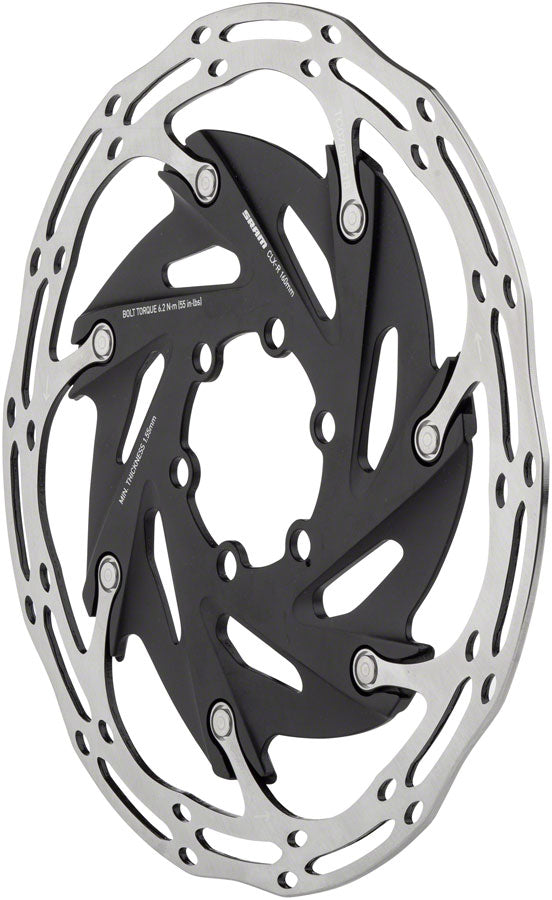 SRAM CenterLine XR Disc Brake Rotor - 160mm, 6-Bolt, Silver/Black - Disc Rotor - CenterLine XR 6-Bolt Disc Rotor