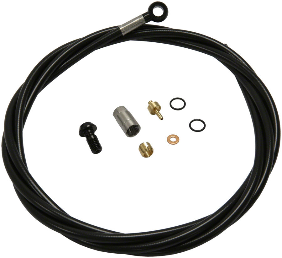 Hope XCR Brake Hose and Connector Kit - 5mm, 1600mm MPN: HBSPC03:XCR Disc Brake Hose Parts Disc Brake Hose Line Kit