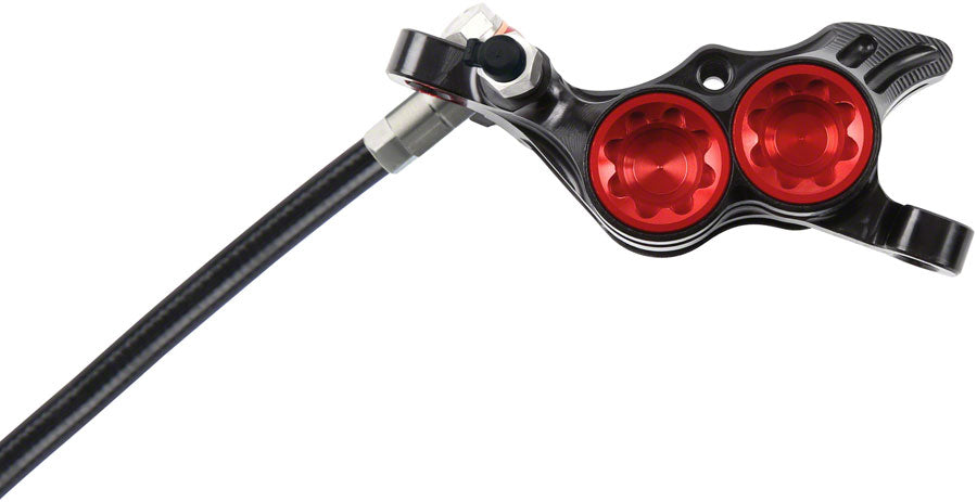 Hope Tech 4 E4 Disc Brake and Lever Set - Rear, Hydraulic, Post Mount, Red MPN: T4E4RR Disc Brake & Lever Tech 4 E4 Disc Brake & Lever Set