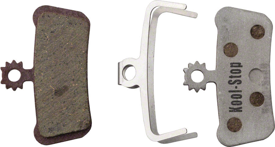 Kool-Stop Disc Brake Pad for Avid/SRAM - Organic, Aluminum Backplate, Fits SRAM Guide, Avid XO/Elixir Trail