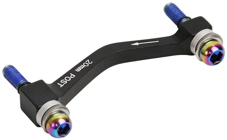 SRAM Post Bracket 20P Standard Post Mount Adaptor - Includes Bracket and Stainless Steel Rainbow Bolts