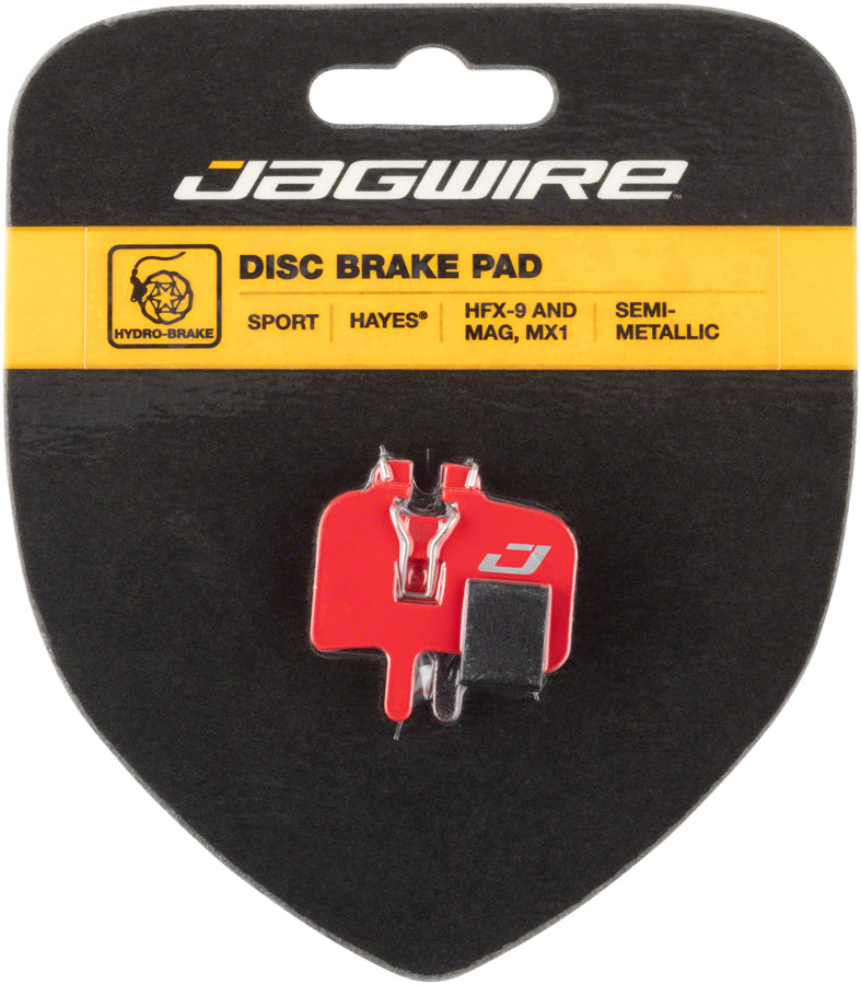Jagwire Mountain Sport Semi-Metallic Disc Brake Pads for Hayes HRX-Mag Series, HFX-9 Series, MX1 MPN: DCA001 Disc Brake Pad Hayes Compatible Disc Brake Pads