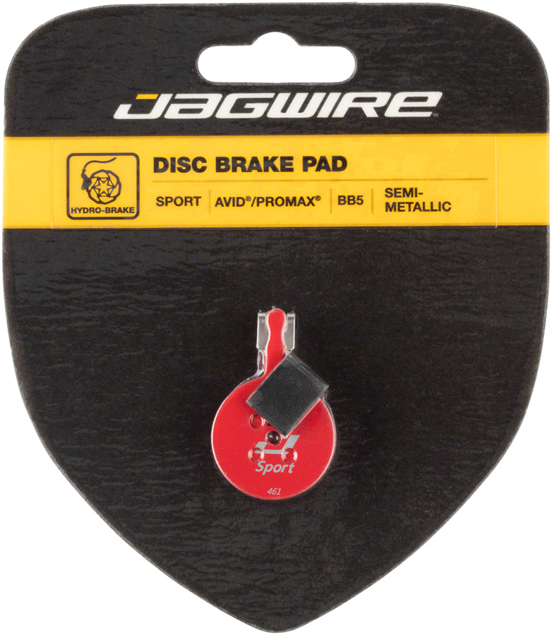 Jagwire Mountain Sport Semi-Metallic Disc Brake Pads for Avid BB5, Promax MPN: DCA065 Disc Brake Pad SRAM/Avid Compatible Disc Brake Pads