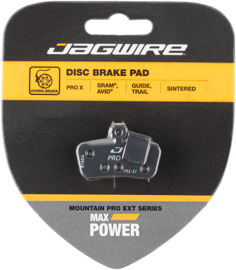 Jagwire Mountain Pro Extreme Sintered Disc Brake Pads for SRAM Guide RSC, RS, R, Avid Trail MPN: DCA598 Disc Brake Pad SRAM/Avid Compatible Disc Brake Pads