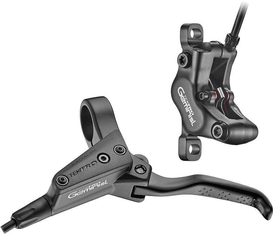 Tektro HD-M535 Disc Brake and Lever - Front, Hydraulic, Post Mount, Black