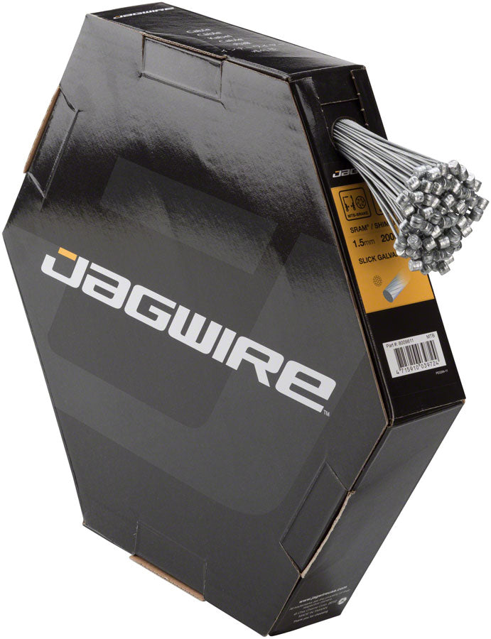 Jagwire Sport Brake Cable 1.5x2000mm Slick Galvanized SRAM/Shimano MTB, Box of 100