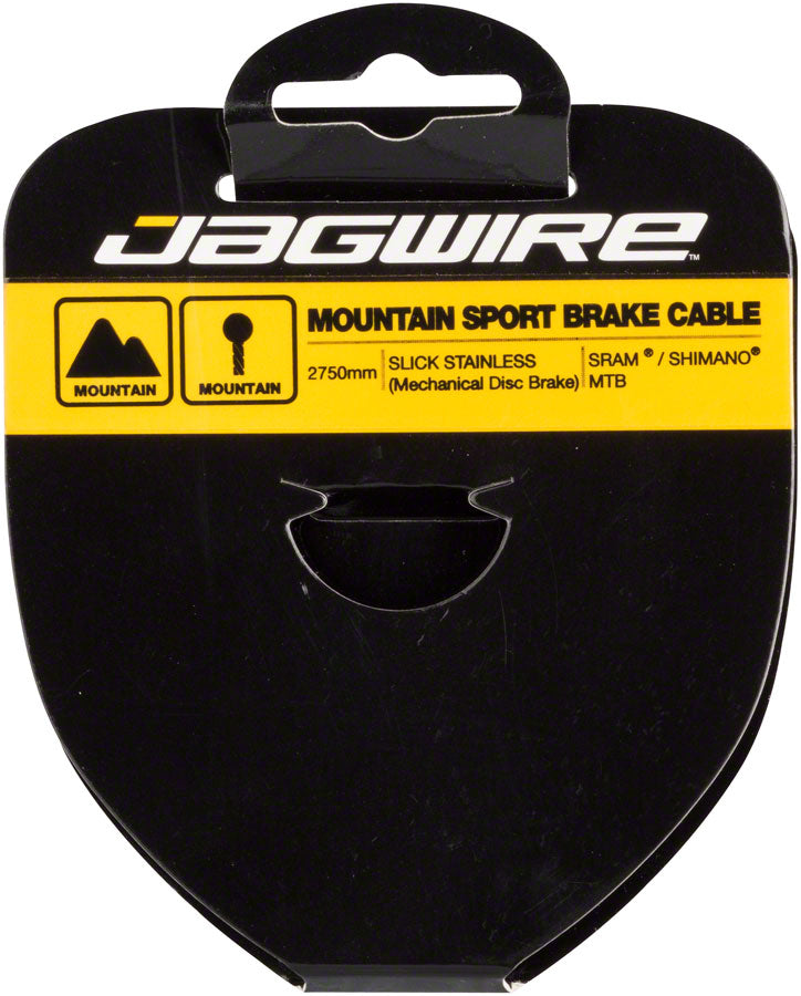 Jagwire Sport Brake Cable Slick Stainless 1.5x2750mm SRAMShimano Mountain Tandem