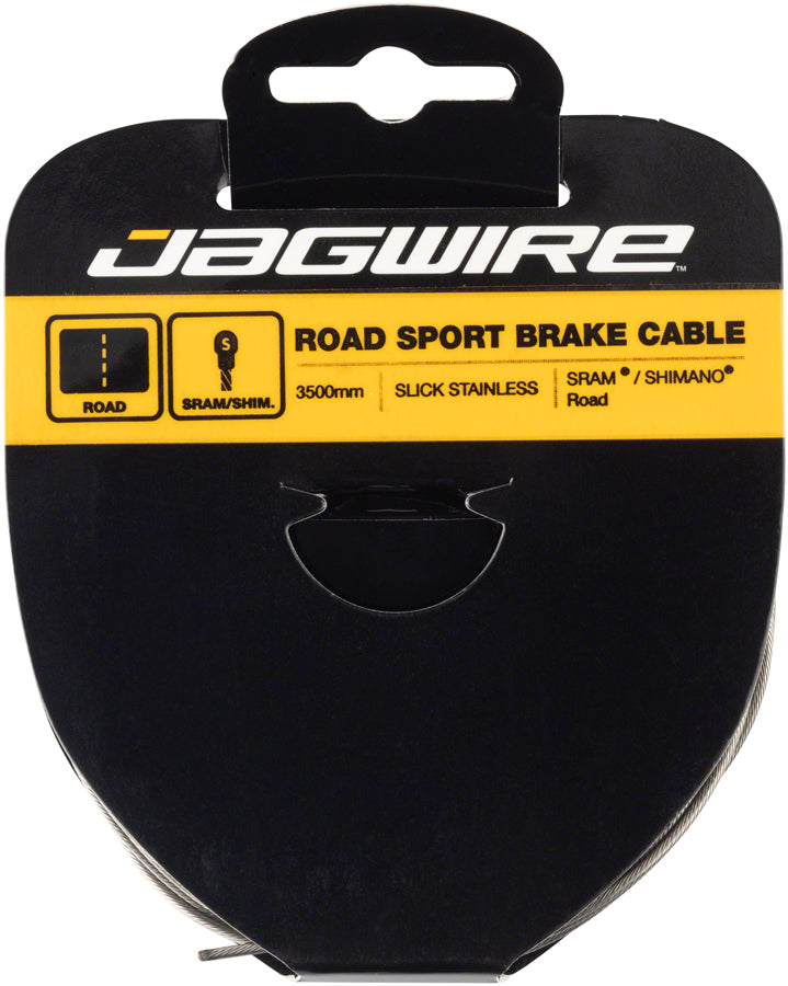 Jagwire Sport Brake Cable Slick Stainless 1.5x3500mm SRAM/Shimano Road Tandem MPN: 96SS3500 Brake Cable Sport Brake Cable