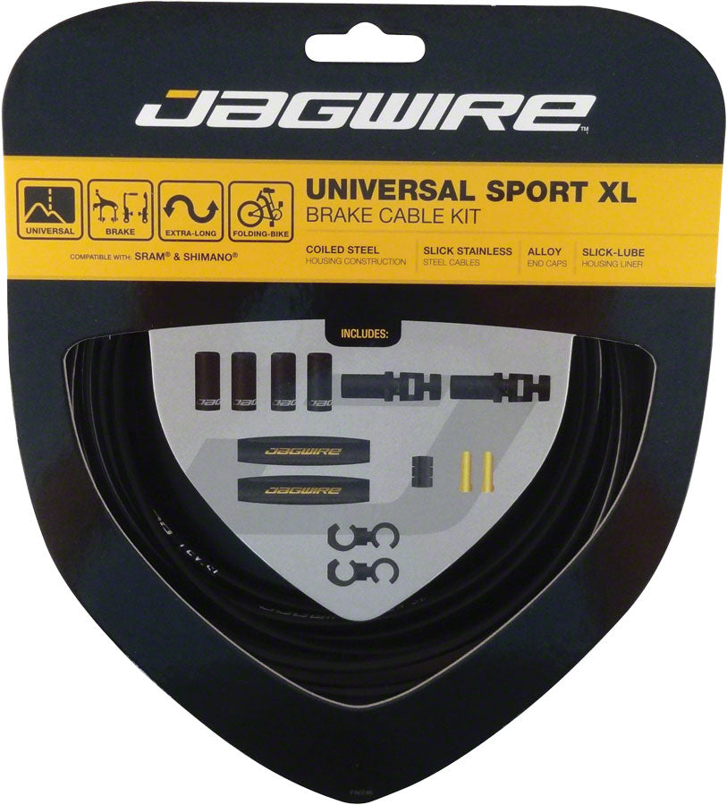 Jagwire Universal Sport Brake XL Kit, Black MPN: UCK800 Brake Cable & Housing Set Universal Sport XL Brake Kit