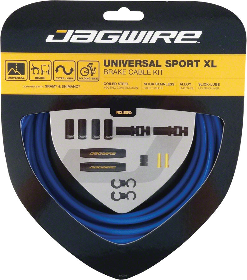Jagwire Universal Sport Brake XL Kit, Blue MPN: UCK803 Brake Cable & Housing Set Universal Sport XL Brake Kit