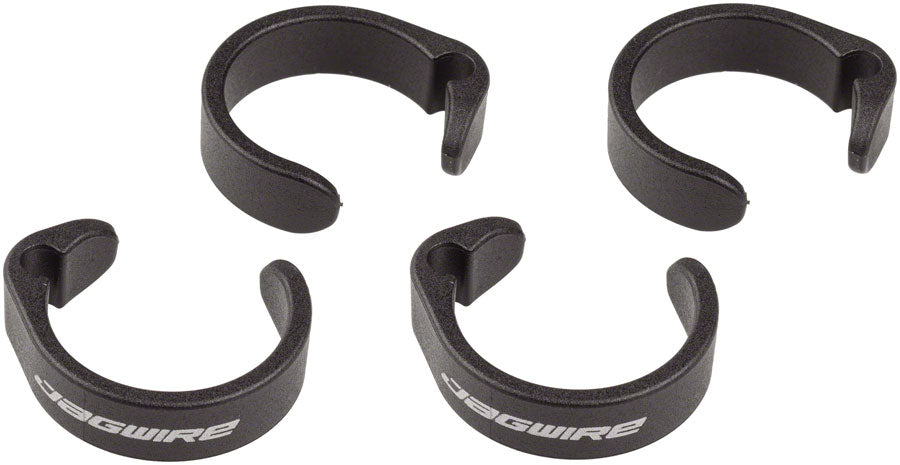 Jagwire Clip Ring for E-Bike Control Wires - 19.0-22.2mm, Black, Pack/4