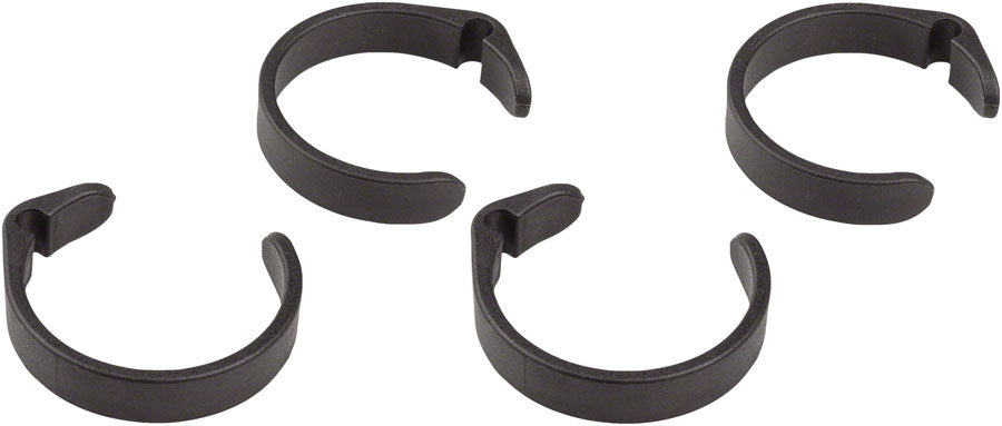 Jagwire Clip Ring for E-Bike Control Wires - 28.0-31.8mm, Black, Pack/4 MPN: CHA171 eBike Head Unit Parts eBike Control Wire Clip Ring