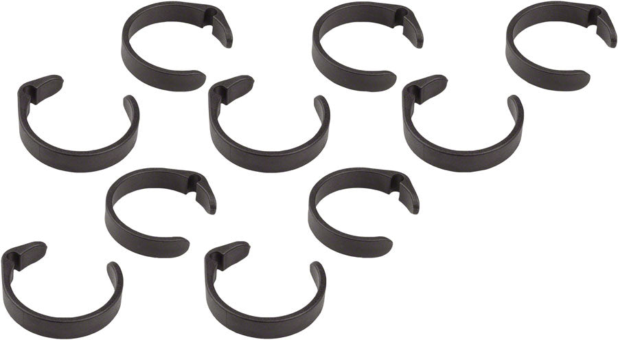 Jagwire Clip Ring for E-Bike Control Wires - 28.0-31.8mm, Black, Bag/10 MPN: CHA173 eBike Head Unit Parts eBike Control Wire Clip Ring