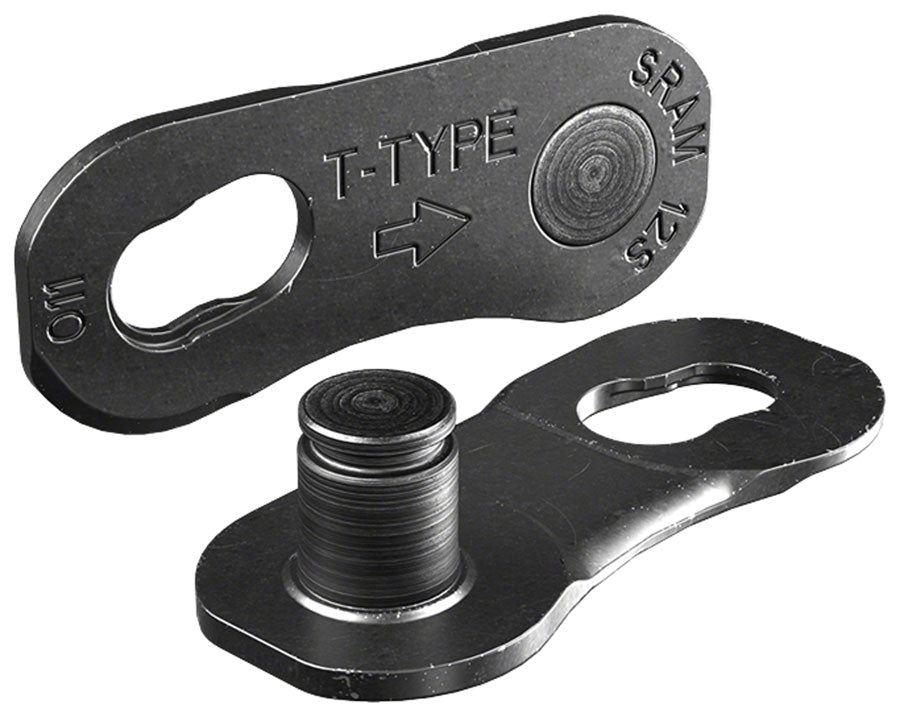 SRAM Eagle T-Type PowerLock Flattop Connector Link - 12-Speed, For Eagle T-Type Flattop Chain Only, Black - Single
