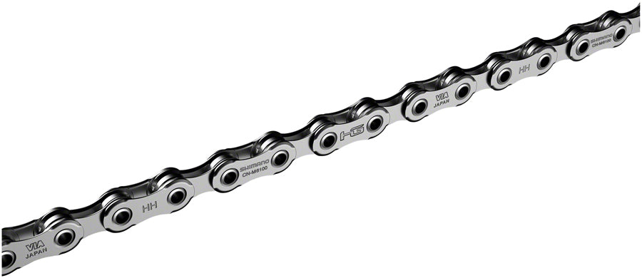 Shimano Deore CN-M6100 Chain - 12-Speed, 138 Links, Silver, Hyperglide+ MPN: ICNM6100138Q UPC: 192790618814 Chains Deore M6100 Chain