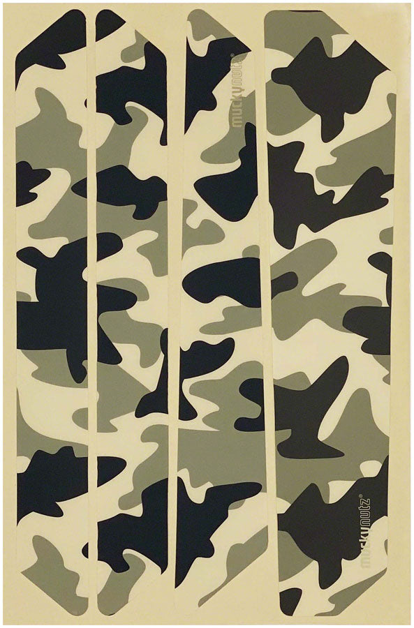 Muckynutz Camo Stay Protector - 4-Piece, Black Matte